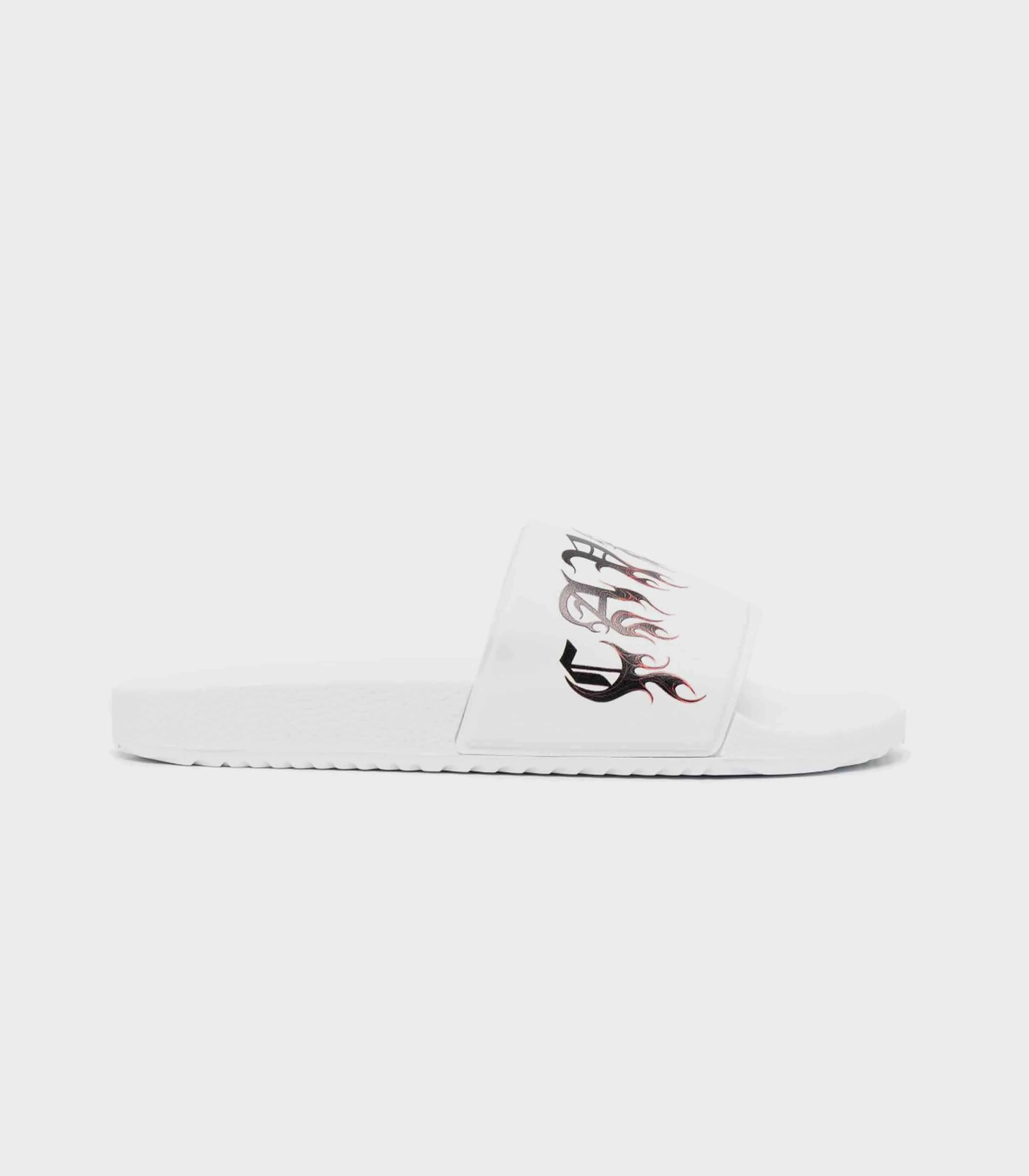 Roberto Cavalli - Men's Gothic Logo-Print Slides - Image 5