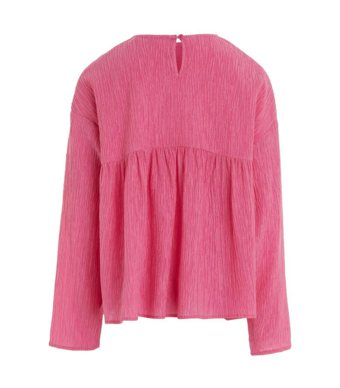 Calvin Klein - Girls' Crinkle Logo Badge Long Sleeve Top - Image 11
